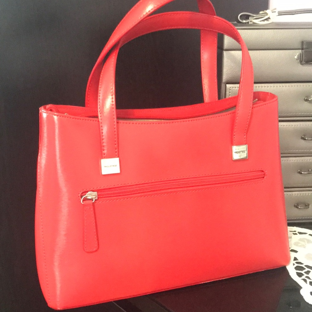 Red Paquetage Handbag